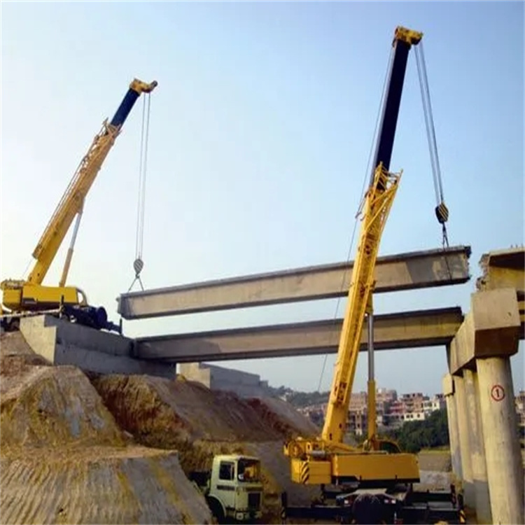 浈江桥梁施工吊装